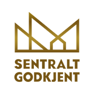 Sentralt godkjent foretak for ansvarsrett etter plan- og bygningsloven, logo